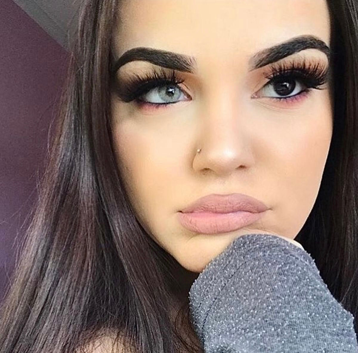 Linser i Sky grey - Luxa Lashes
