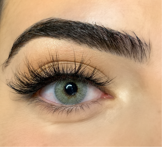 Linser i Sky grey - Luxa Lashes