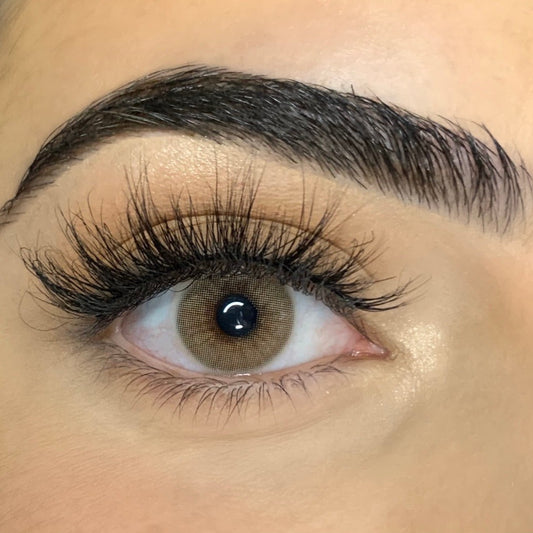 Linser i Ochre - Luxa Lashes